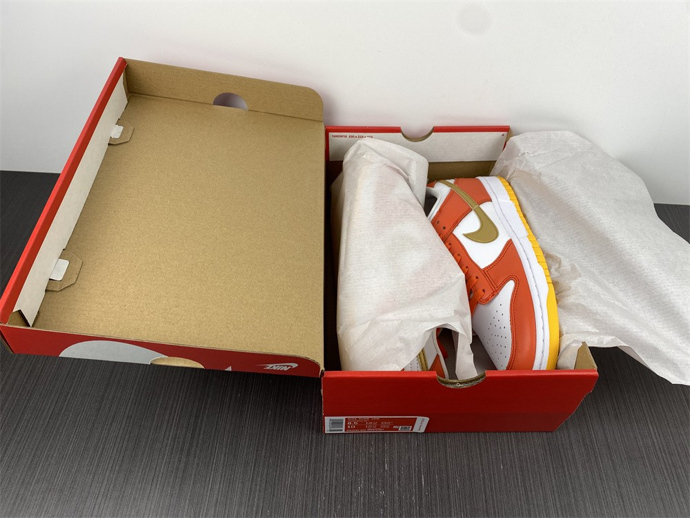 nike dunk low golden orange - dq4690-800