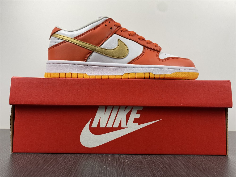 nike dunk low golden orange - dq4690-800