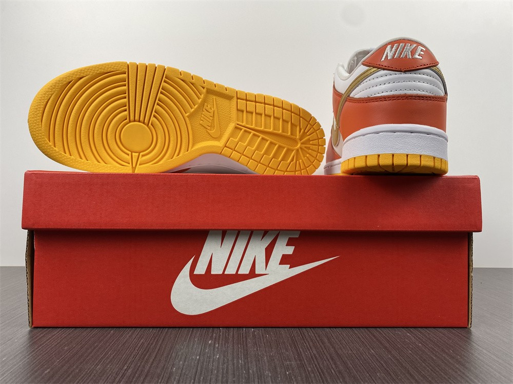 nike dunk low golden orange - dq4690-800