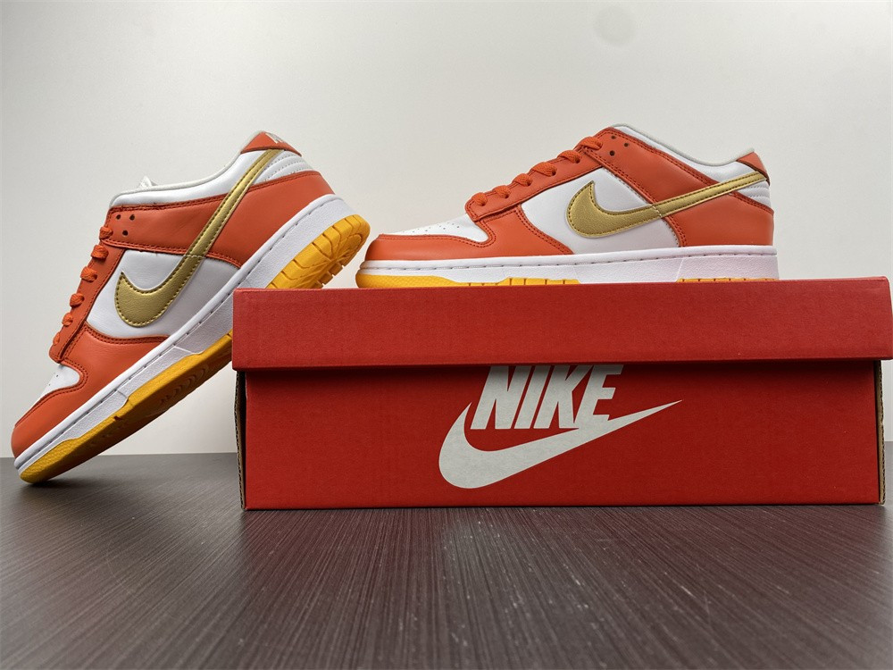 nike dunk low golden orange - dq4690-800