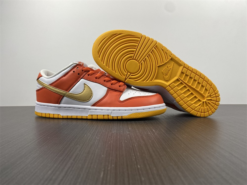 nike dunk low golden orange - dq4690-800