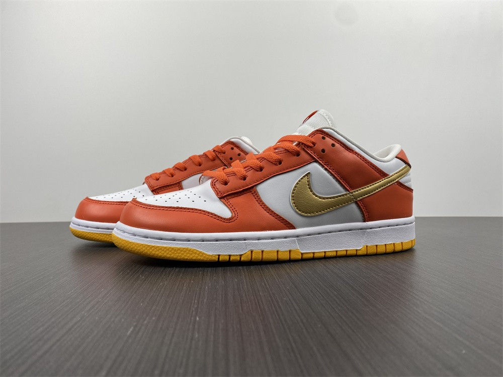 nike dunk low golden orange - dq4690-800