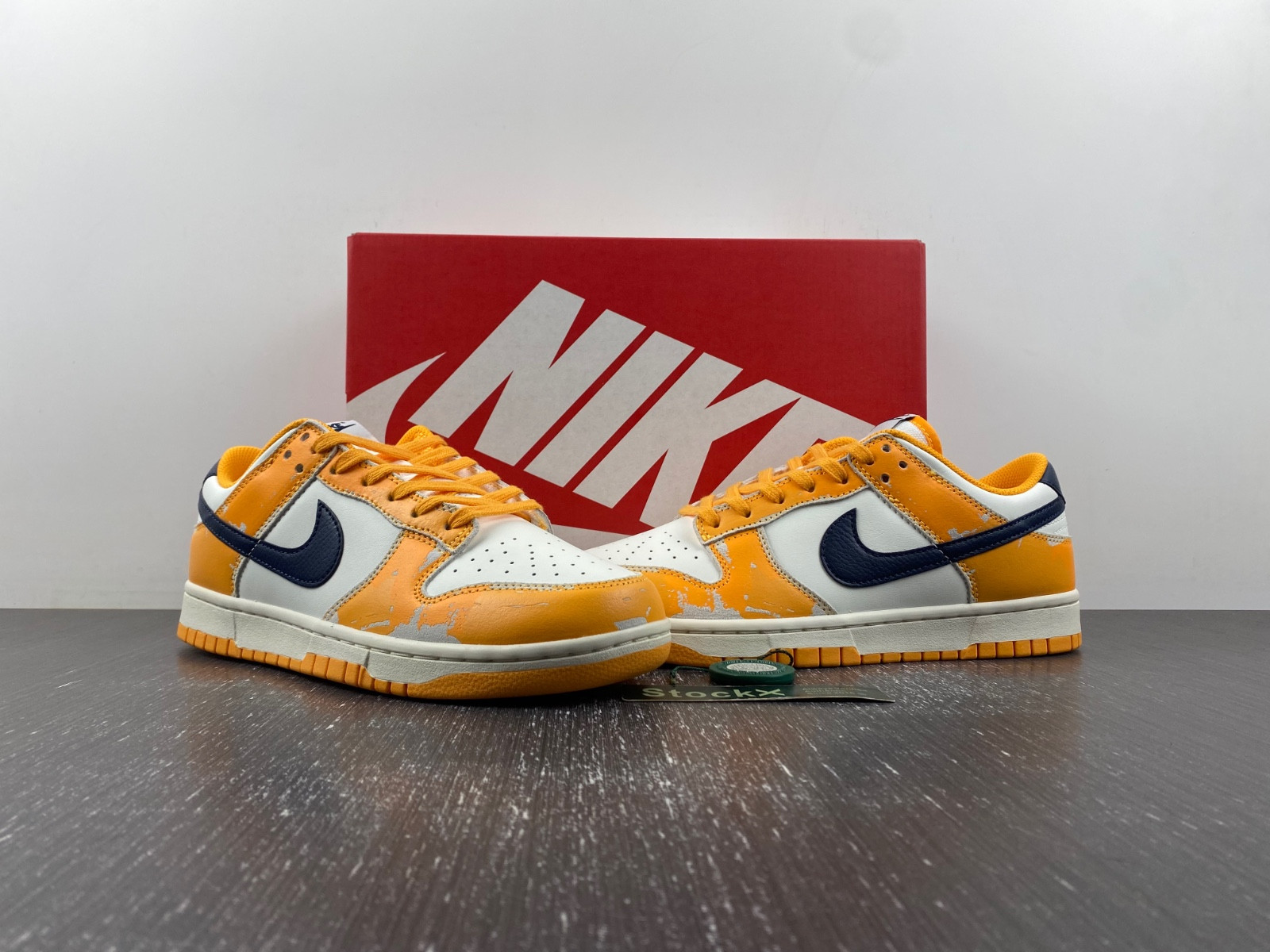 nike dunk low wear and tear - fn3418-100