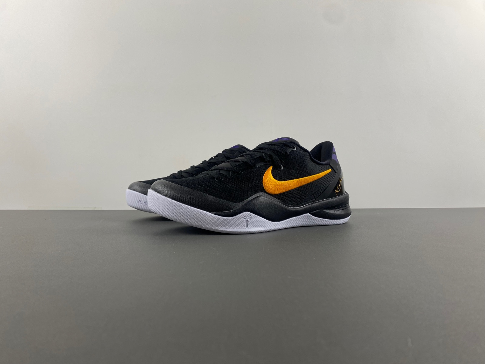 nike kobe 8 protro black university gold hf9550-001