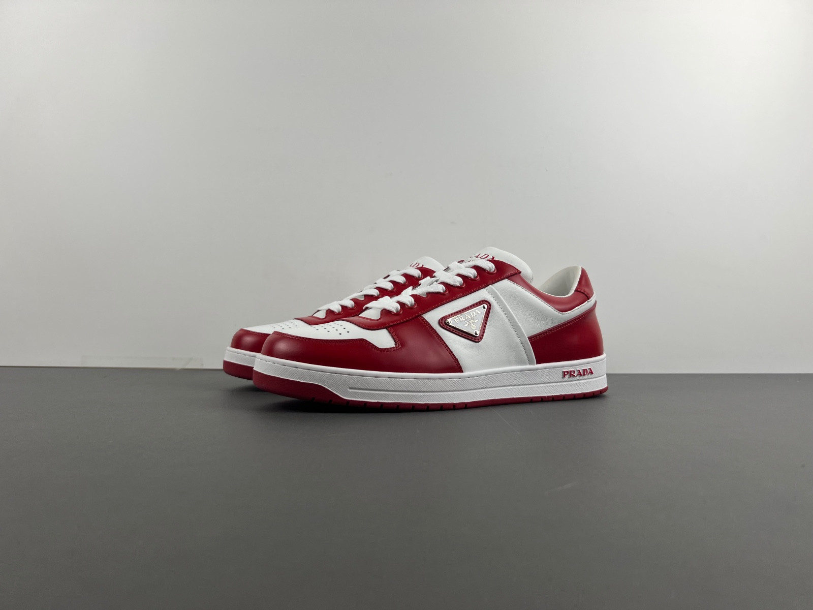 pra downtown leather sneakers