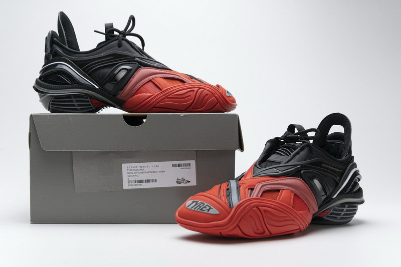 Ba*len*cia*ga tyrex sneaker black red 5.0 617535 w2cb1 1060