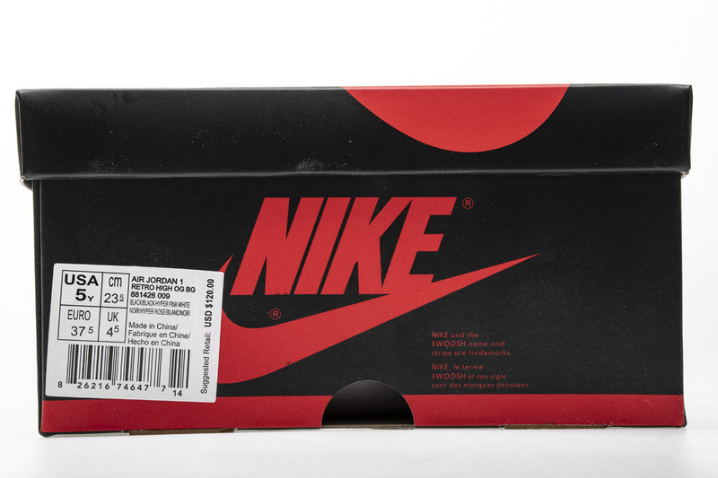 air jordan 1 og high gs valentines day 881426-009