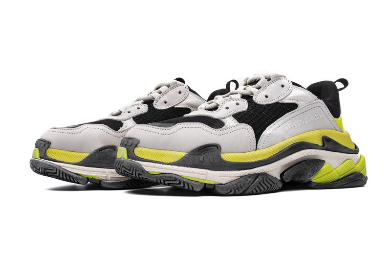 Ba*len*cia*ga triple s yellow/ grey 536737w09oh1293