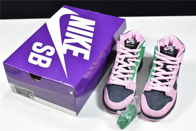 nike sb dunk high invert celtics - cu7349-001