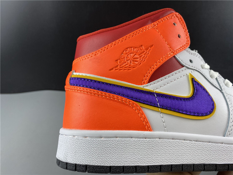 jordan 1 mid alternate multi-color (gs) - 554725-128
