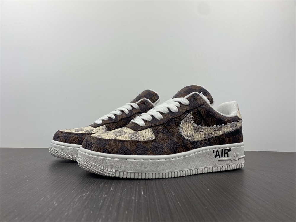 lou1s vu1tton x air force 1 tranier sneaker