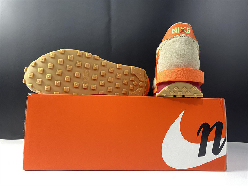 nike ldwaffle clot sacai net orange blaze - dh1347-100