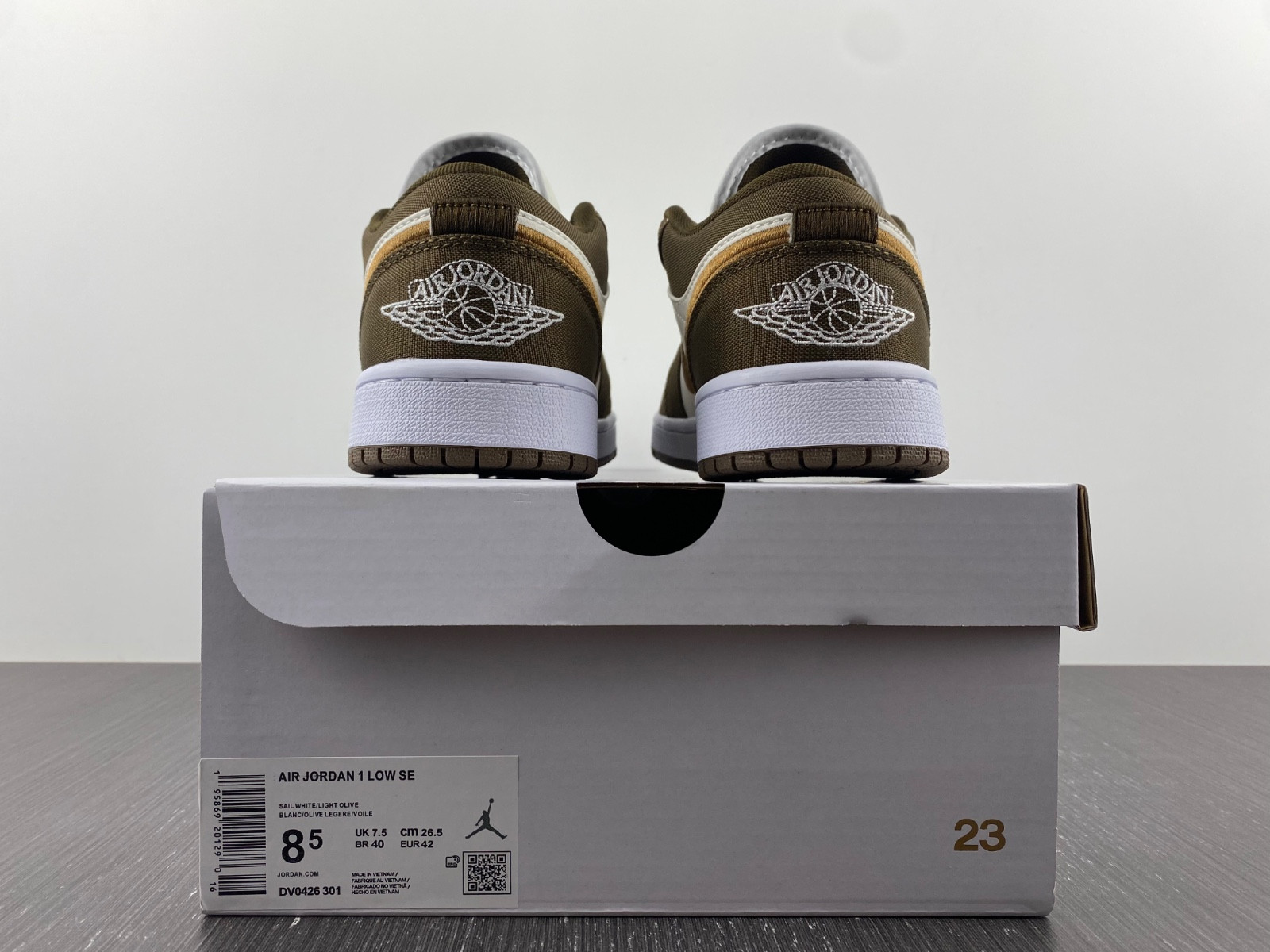 jordan 1 low se light olive (w) - dv0426-301