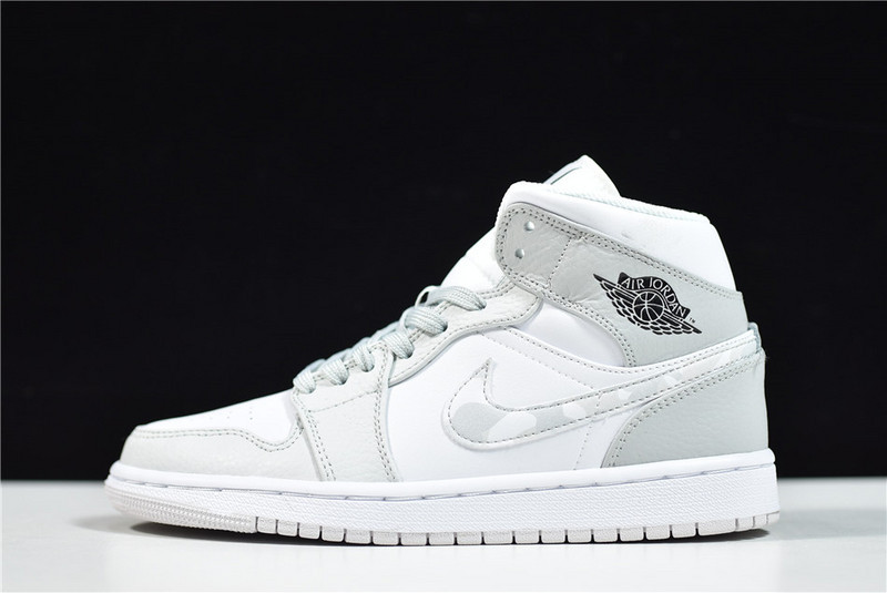 cspace air jordan 1 mid "grey camo" dc9035-100