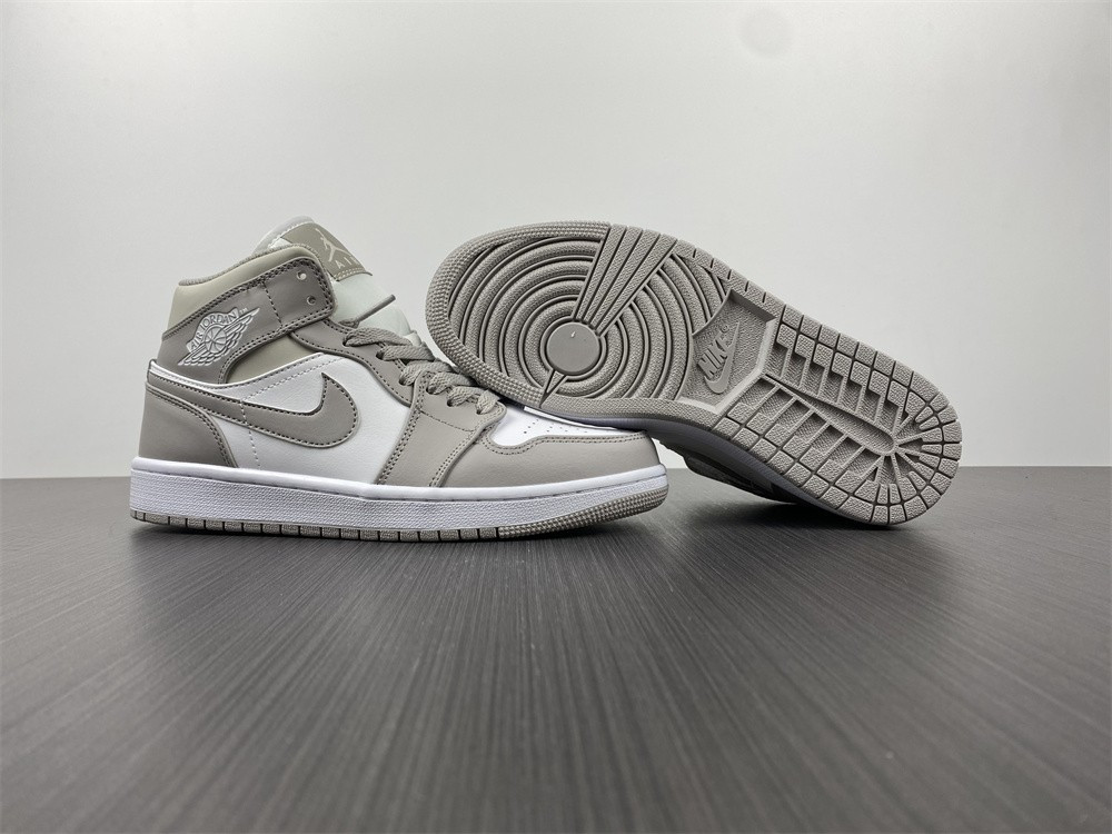 jordan 1 mid linen - 554724-082