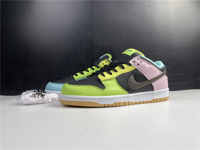 nike dunk low se ''free.99 - black'' dh0952- 001