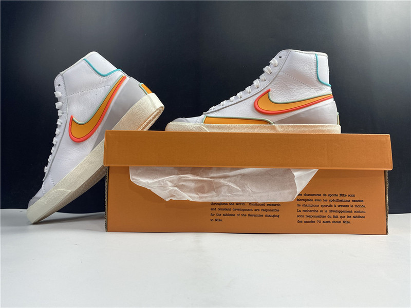 nike blazer mid 77 infinite kumquat (w) - dc1746-100