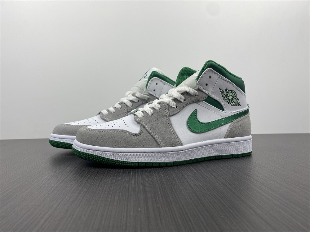 jordan 1 mid grey green - dc7294-103