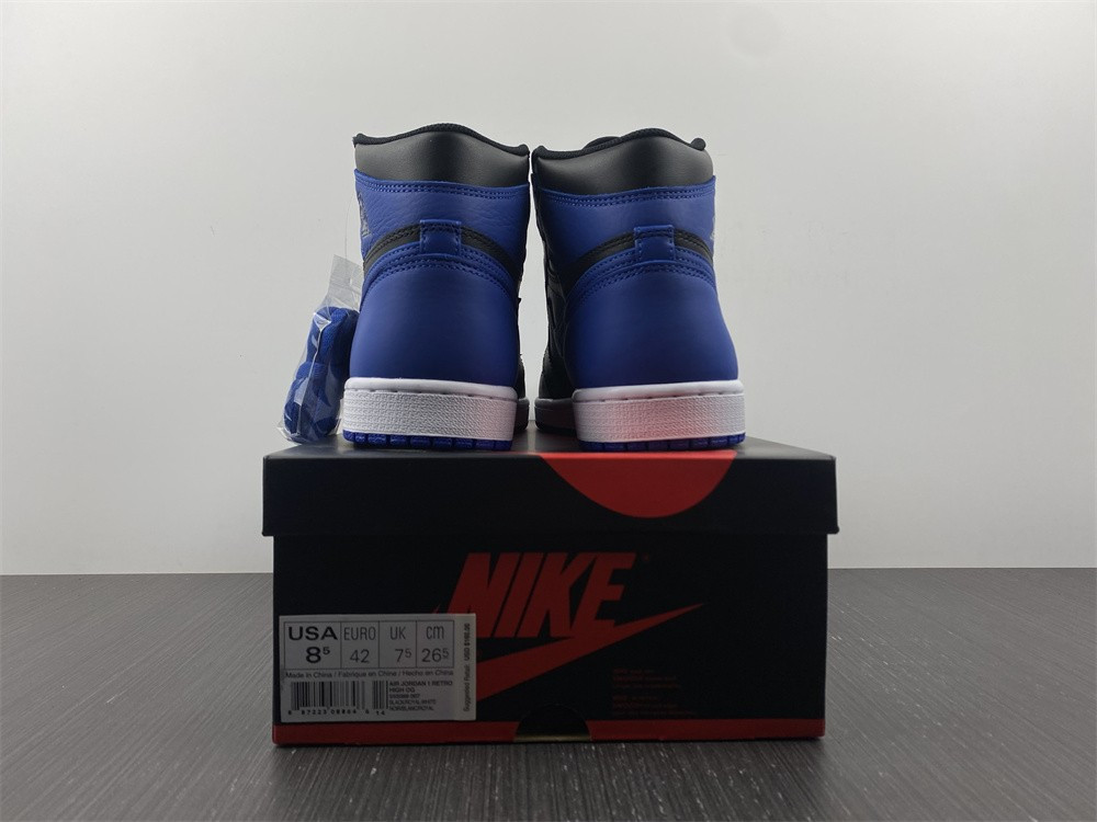 air jordan 1 aj1s royal 555088- 007
