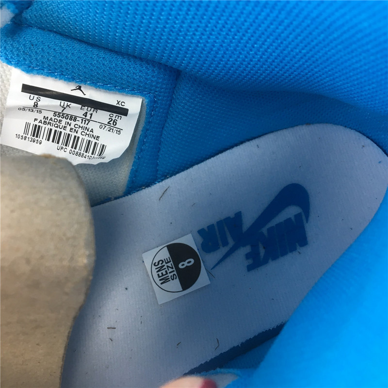 air jordan 1 retro unc 555088-117