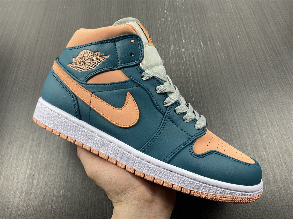 jordan 1 mid dark teal green (w) - bq6472-308