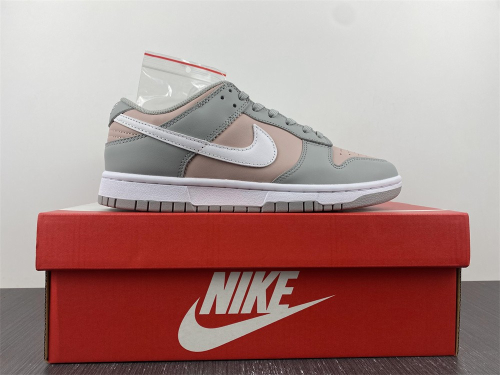 nike dunk low pink oxford (w) - dm8329-600