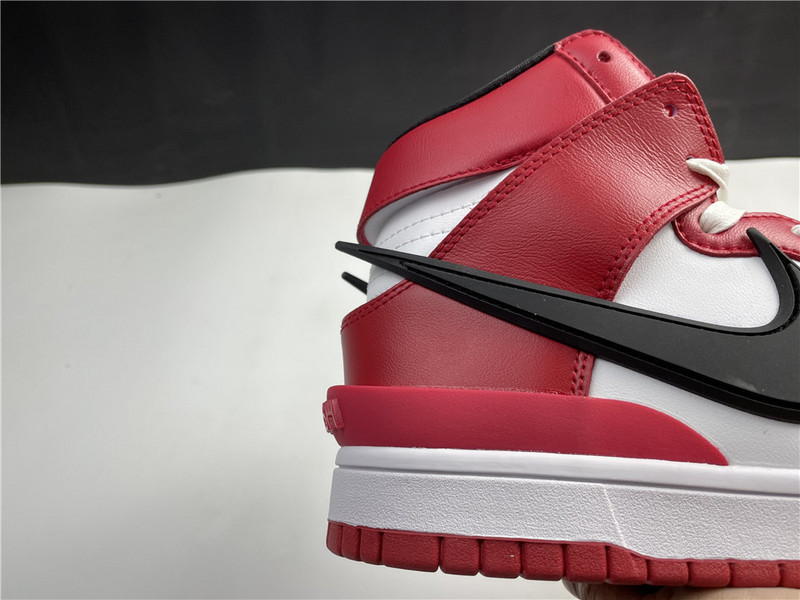 ambush nike dunk high deep royal red cu7544-102