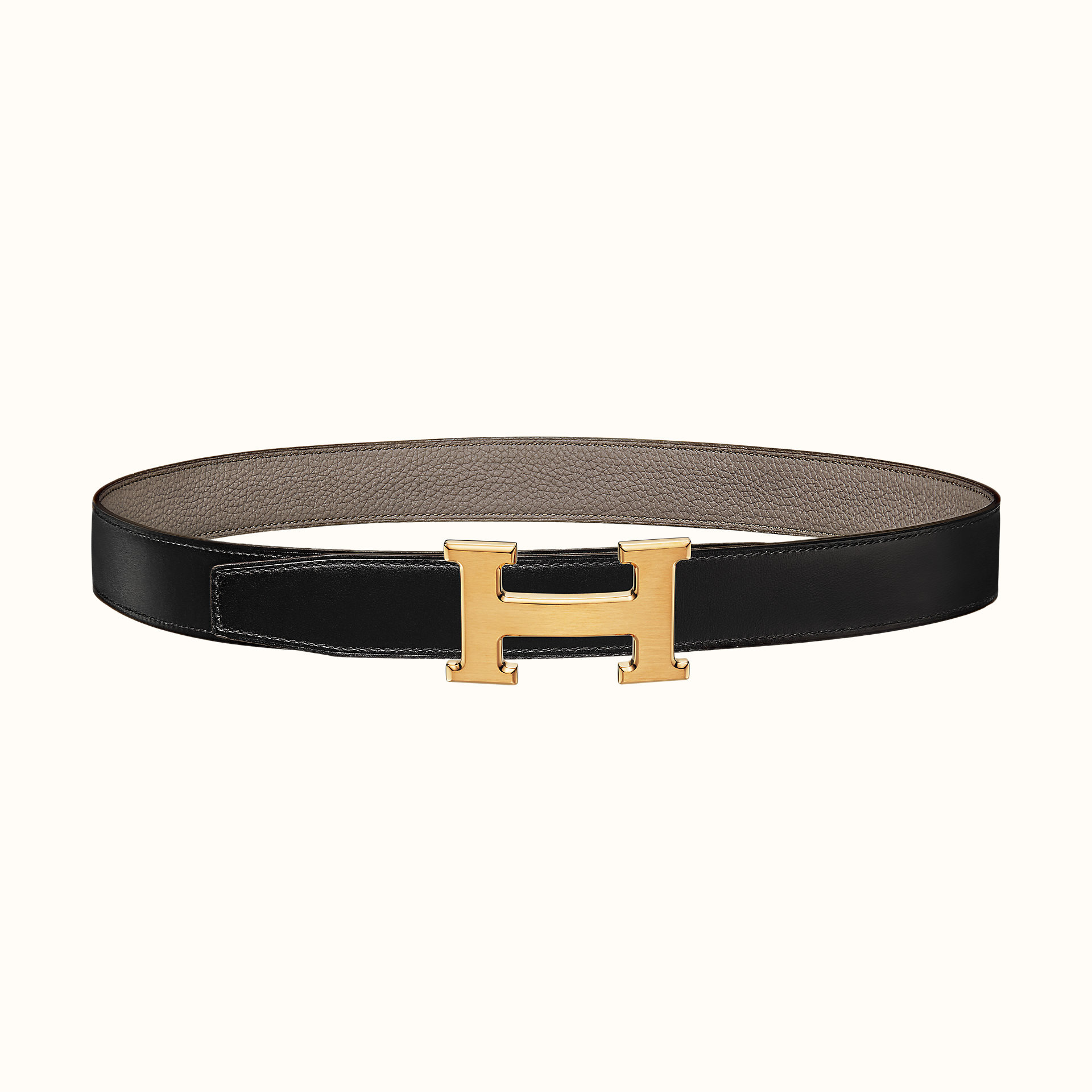 H**mes classic wire-drawn double-sided belt h074562-2