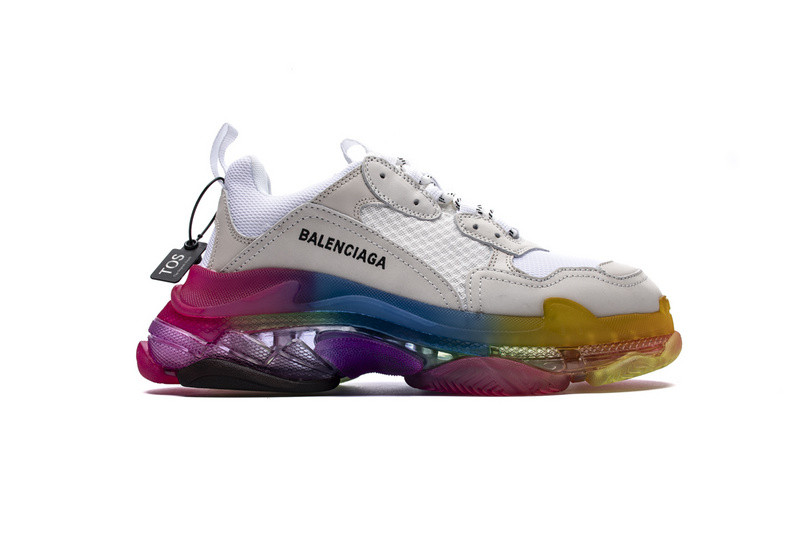 Ba*len*cia*ga triple s colorful bottom