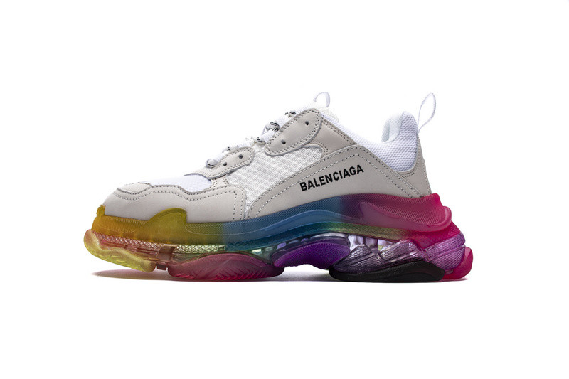 Ba*len*cia*ga triple s colorful bottom