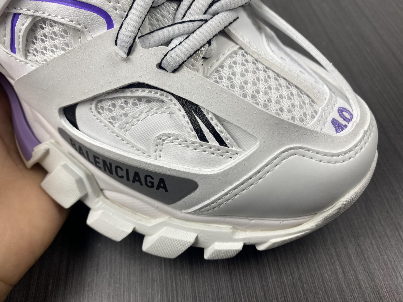 Ba*len*cia*ga track sneaker monocol. fluo/leath eff/no wsah 543023 w3gc3 0225