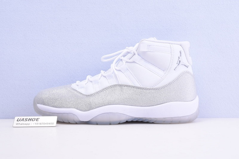 jordan 11 white metallic silver vast grey ar0715-100