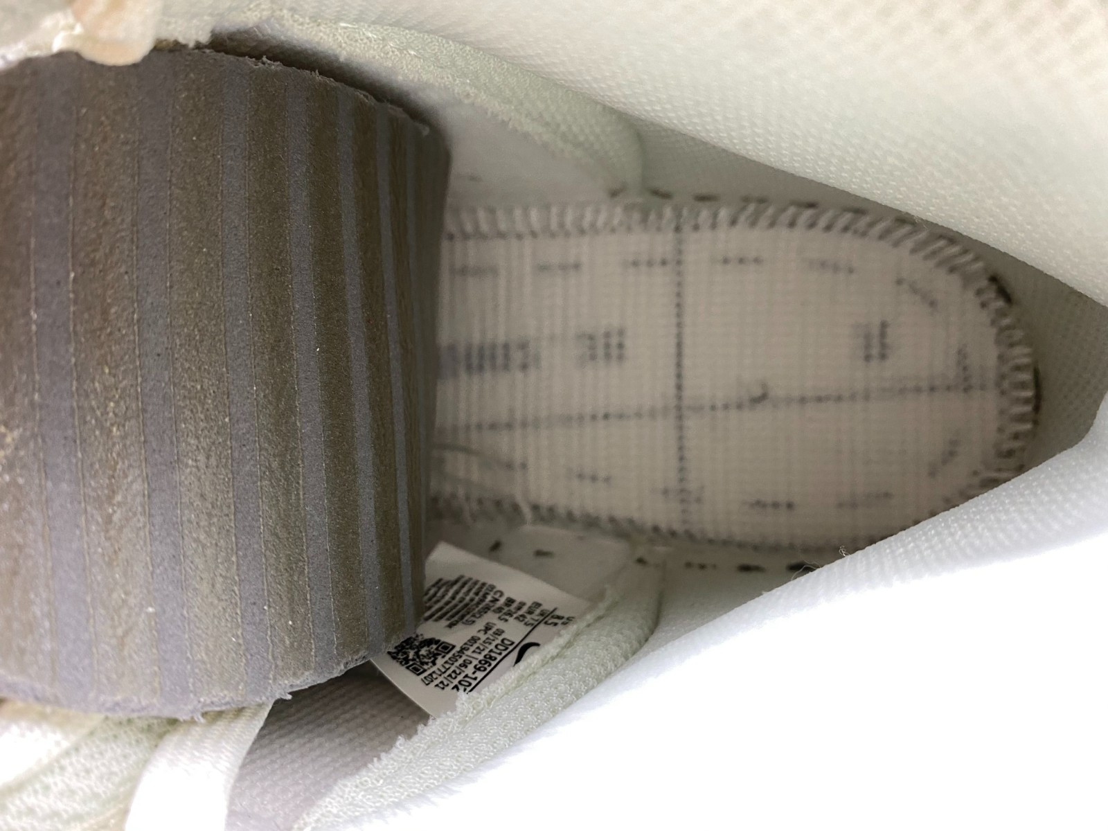 nike dunk high sail football grey (w) - dd1869-102