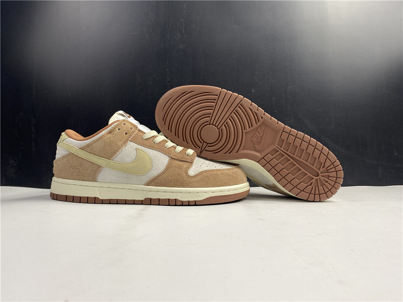 nike dunk low prm "medium curry" dd1390-100