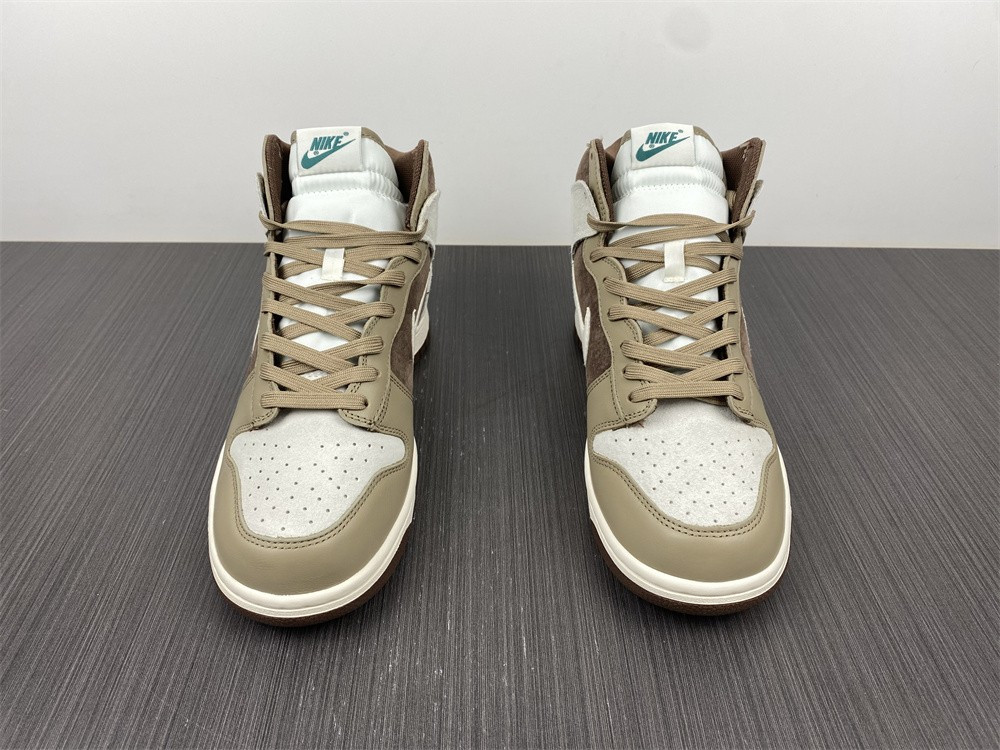 nike dunk high light chocolate - dh5348-100