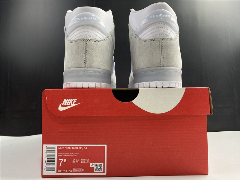 slam jam x nike dunk hig dunk da1639-100