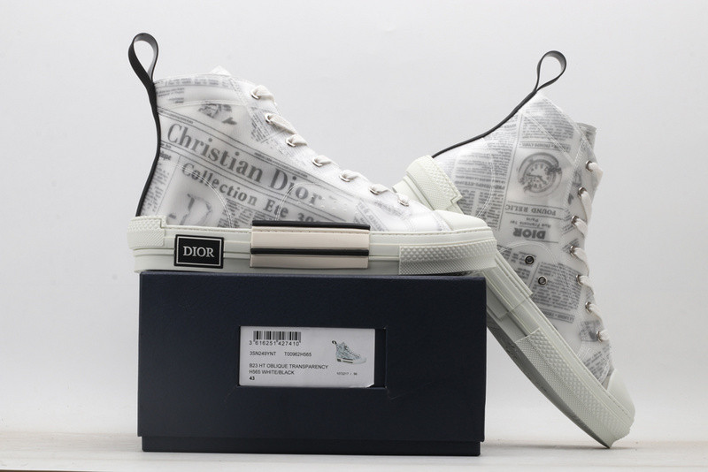 D*or b23 oblique high top sneaker