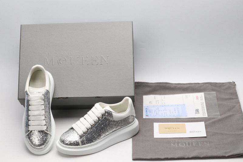 alexander mcqueen all sliver