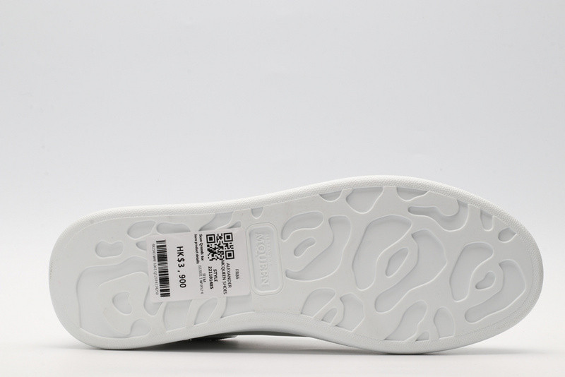 alexander mcqueen white sliver