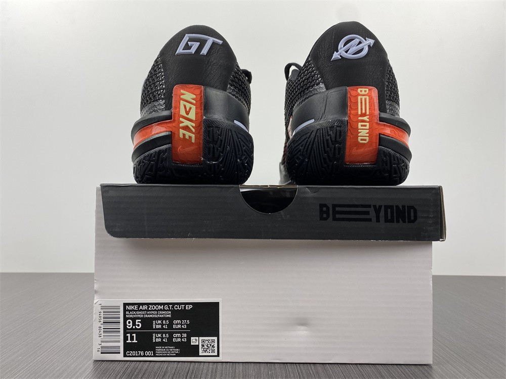 nike air zoom gt cut black crimson green cz0176-001