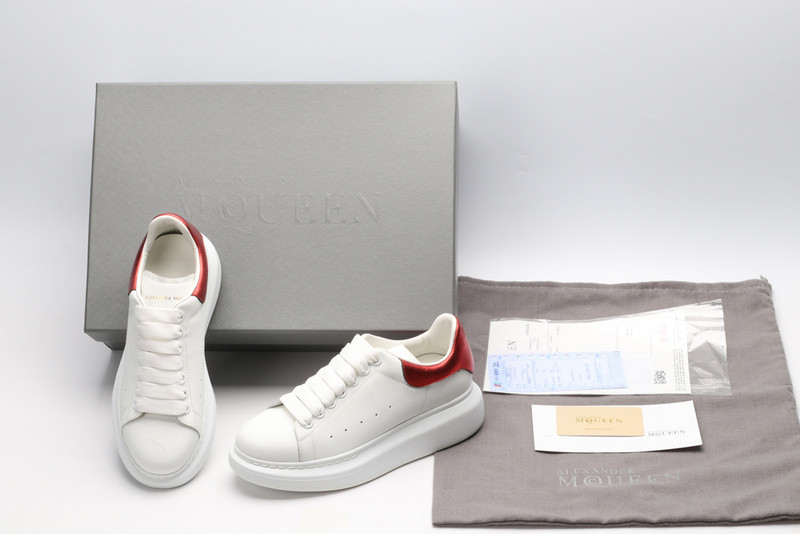 alexander mcqueen white red