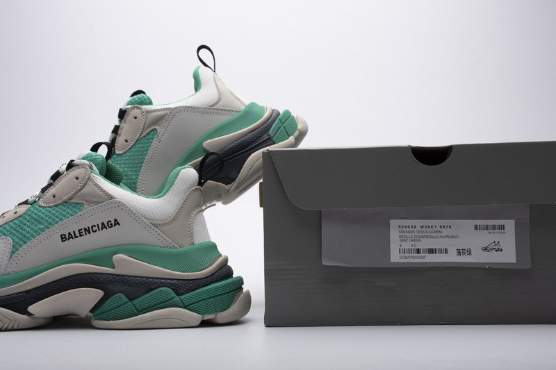 Ba*len*cia*ga triple s mint green 524039 w09e1 9878