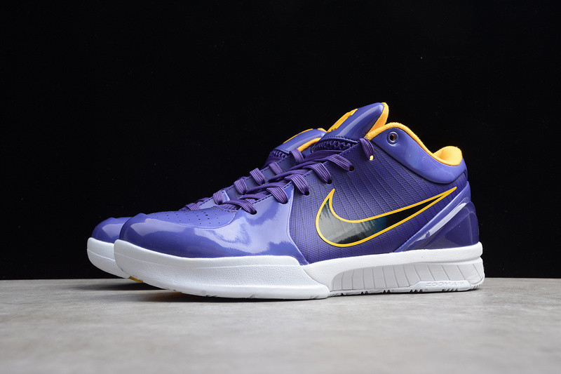 nike kobe 4 protro undefeated los angeles lakers cq3869-500