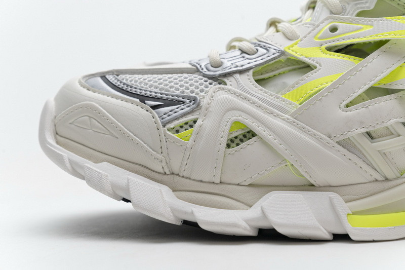 Ba*len*cia*ga track 2.0 white fluo yellow