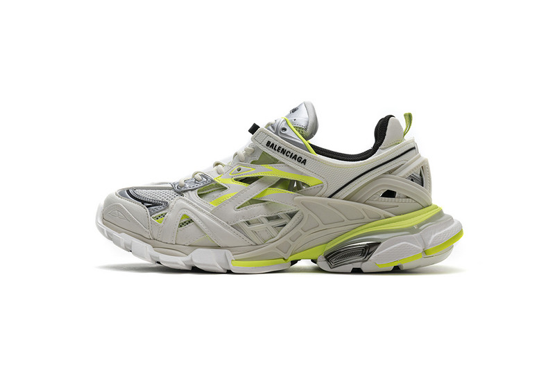 Ba*len*cia*ga track 2.0 white fluo yellow