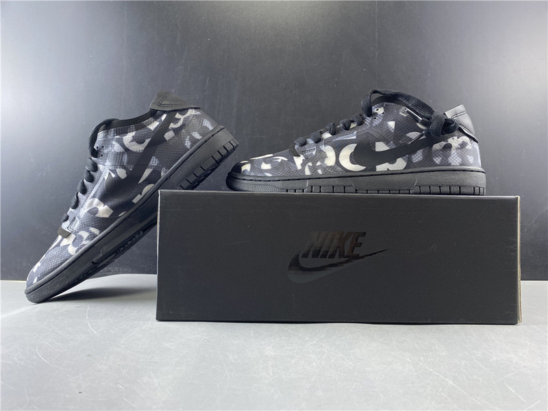 nike dunk low comme des garcons print (w) - cz2675-001