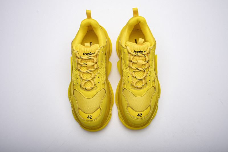 Ba*len*cia*ga triple s yellow