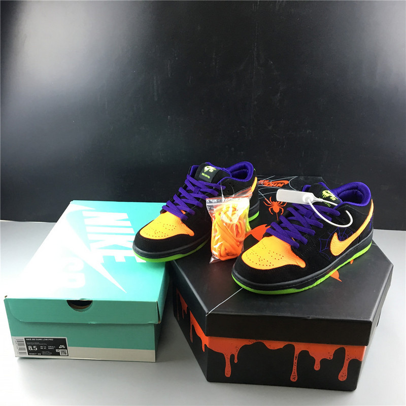 nike sb dunk low night of mischief halloween bq6817-006