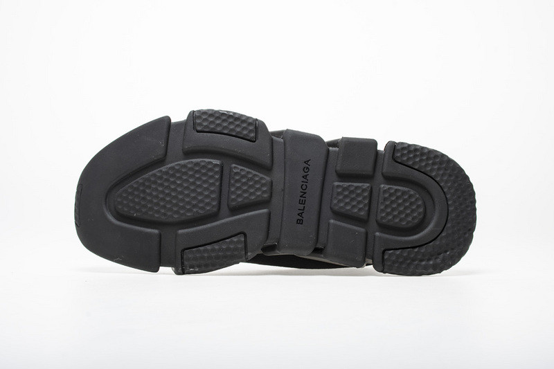 Ba*len*cia*ga speed trainer sneakers all black 483502 w05g0 1000