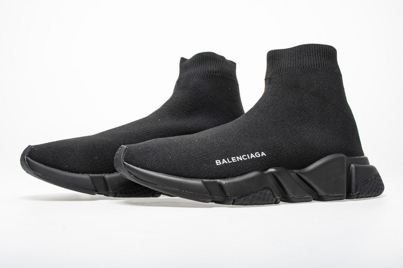Ba*len*cia*ga speed trainer sneakers all black 483502 w05g0 1000